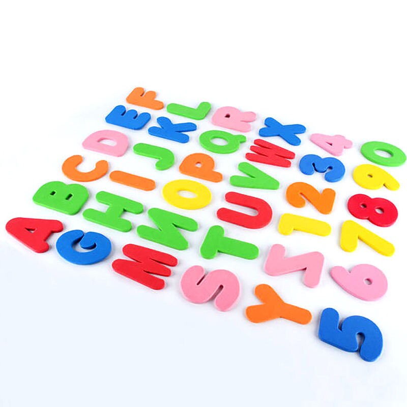 36pcs Baby Infant Newborn Kids Sponge Foam Letters Number Floating Bath Tub Swimming Bath Play Toy Gift